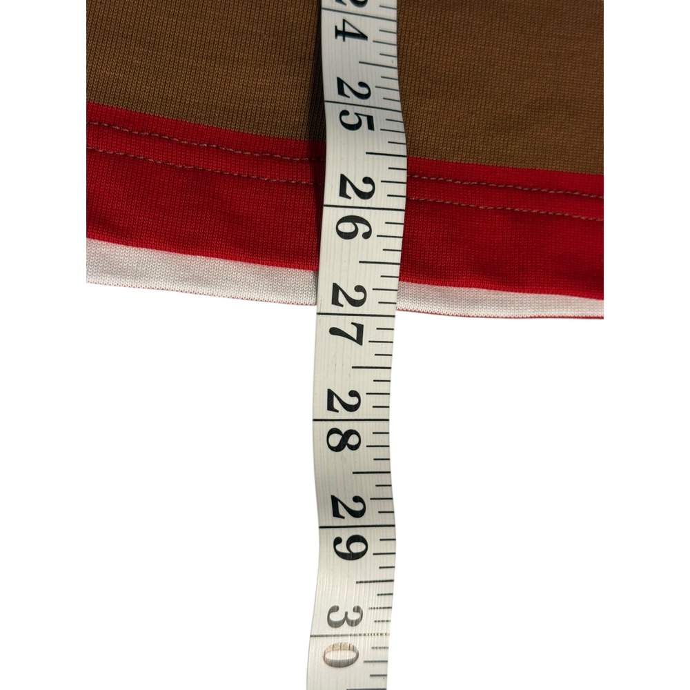 Madewell Rugby Polo Shirt Pecan Shell Womens Striped Small NEW - Picture 6 of 7